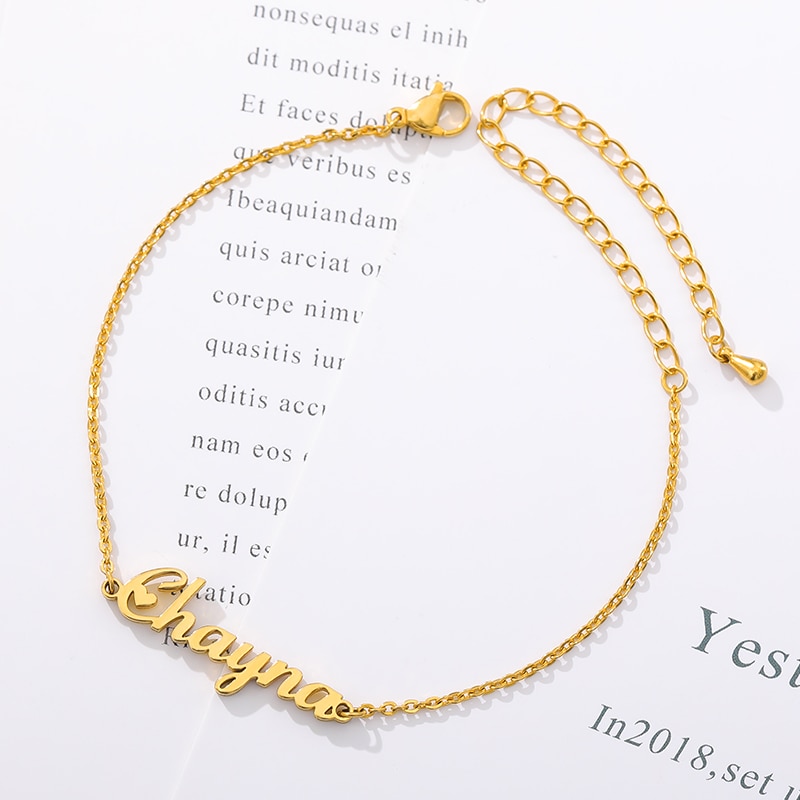 Wholesale Personalized Custom Name Bracelet For Women Baby Girls Jewelry  Gold Color Stainless Steel Adjustable Chain Bracelets From m.alibaba.com